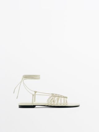 Massimo Dutti + Lace-Up Sandals