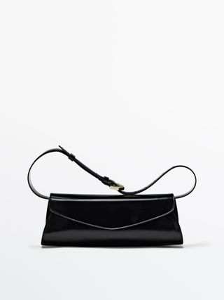 Massimo Dutti + Leather Bag With Detachable Strap