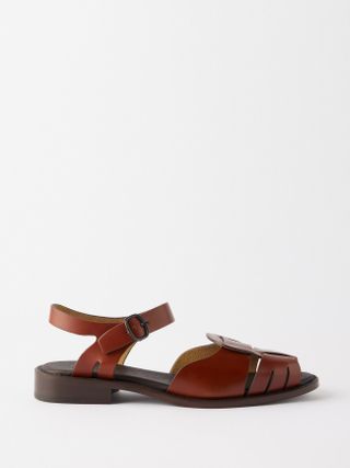 Hereu + Ancora Woven Leather Sandals