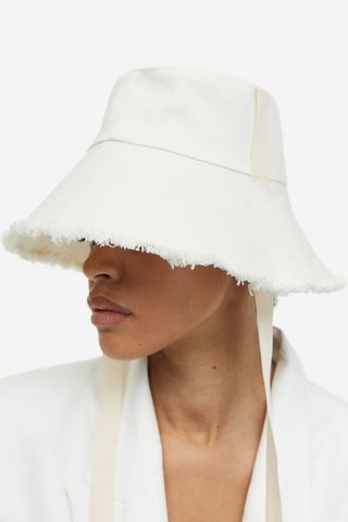 H&M + Chin-Strap Bucket Hat