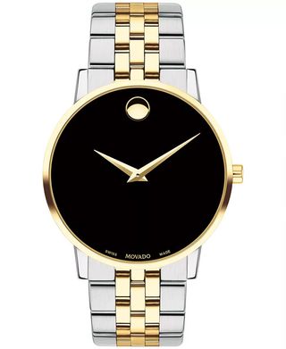 Movado + Swiss Museum Classic Two-Tone PVD Stainless Steel Bracelet Watch