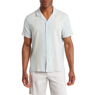 Marine Layer + Stripe Stretch Selvage Resort Shirt