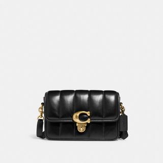 Coach + Studio Shoulder Bag With Quilting in Black