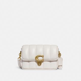 Coach + Studio Shoulder Bag With Quilting in Chalk