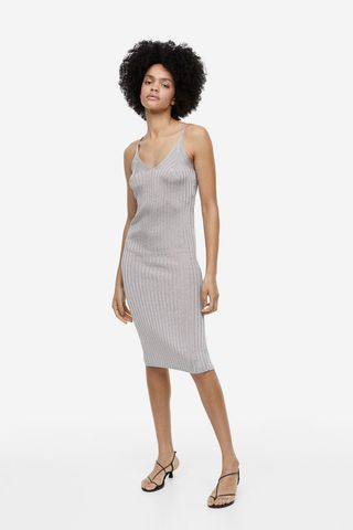 H&M + Shimmering Bodycon Dress