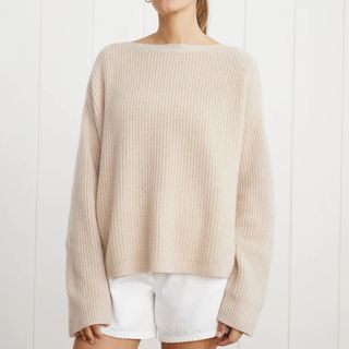 Jenni Kayne + Cashmere Boatneck Sweater