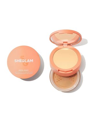 SHEGLAM + Insta-Ready Face & Under Eye Setting Powder Duo in Cocoa Loco