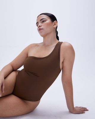 Adanola + One Shoulder Swimsuit