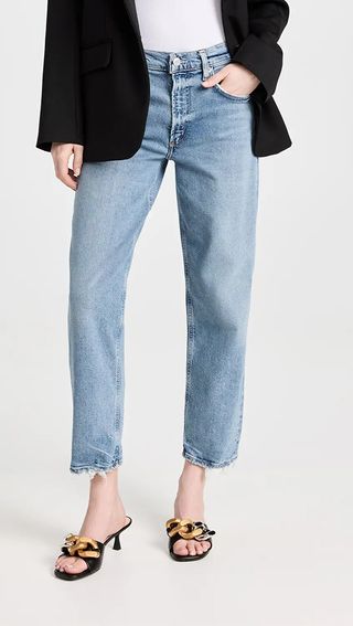 Agolde + Kye Straight Crop Jeans