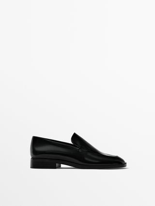 Massimo Dutti + Square Toe Loafers