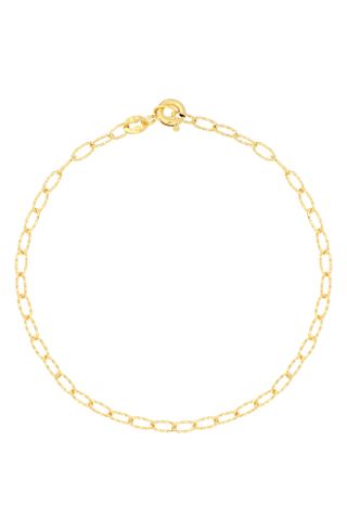 Bony Levy + 14k Gold Textured Chain Bracelet