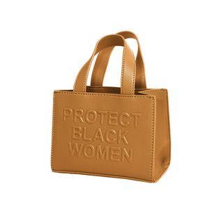 Cise + PBW Vegan Leather Mini Bag in Caramel