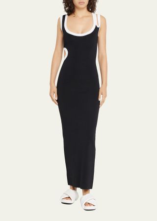 SIR + Evalina Cut-Out Maxi Dress