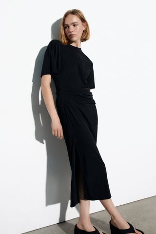 Zara + Asymmetrical Hem Dress