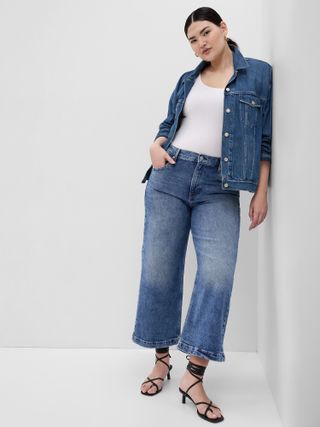 Gap + High Rise Stride Ankle Jeans With Washwell