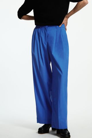 COS + Wide-Leg Pleated Pants