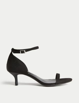 M&S Collection + Ankle Strap Kitten Heel Sandals