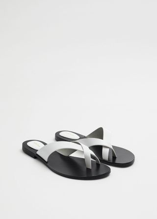 & Other Stories + Leather Thong Sandal