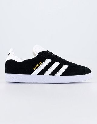 Adidas + Gazelle Trainers Core Black and White