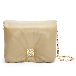 Loewe + Goya Lambskin Leather Puffer Bag