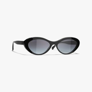 Chanel + Oval Sunglasses
