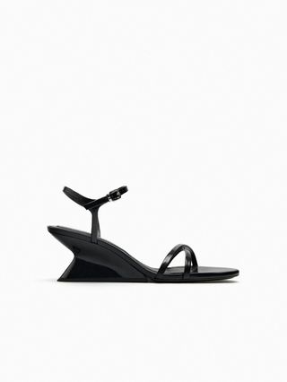 Zara + Chunky Wedge Sandals