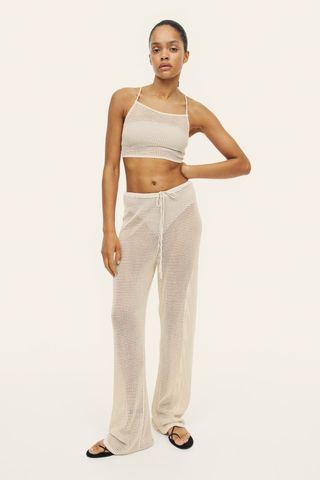 H&M + Crochet-Look Beach Pants