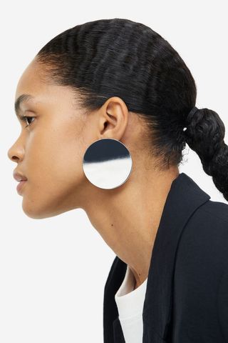 H&M + Disc-Shaped Earrings