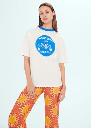 Simon Miller x Mango + Printed Oversize T-Shirt