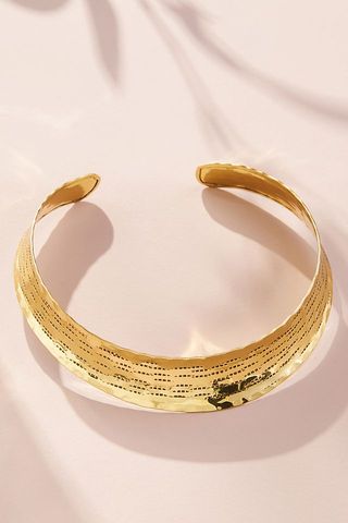 Anthropologie + Gilded Collar Necklace