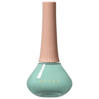 Gucci + Glossy Nail Polish in 713 Dorothy Turquoise