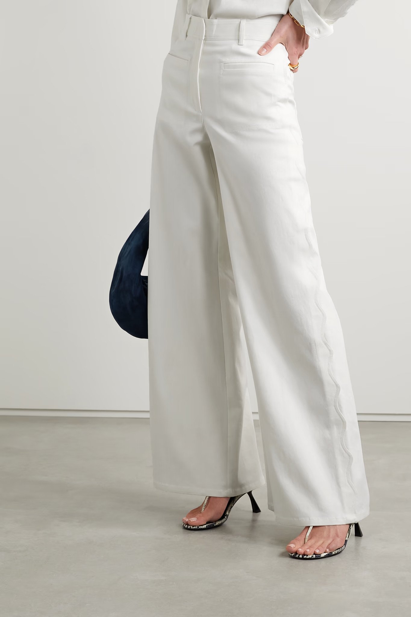 La Ligne + Tencel Lycoll-Blend Wide-Leg Pants