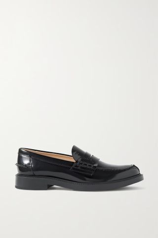 Tod's + Gomma Basso 59C Patent-Leather Loafers