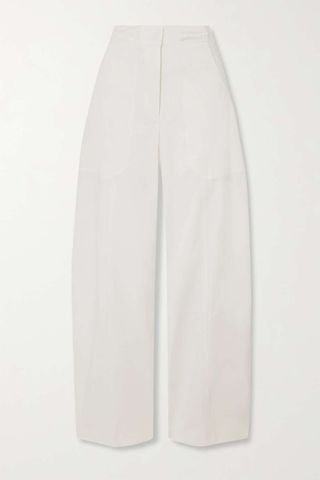 Matteau + Paneled Cotton-Blend Straight-Leg Pants