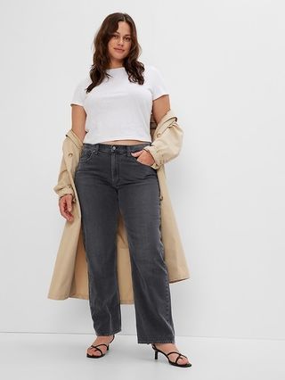 Gap + Mid Rise Organic Cotton '90s Loose Jeans with Washwell