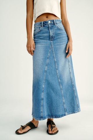 Zara + Denim Skirt
