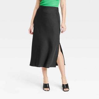A New Day + Midi A-Line Slip Skirt