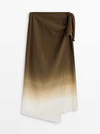 Zara + Wrap Midi Skirt