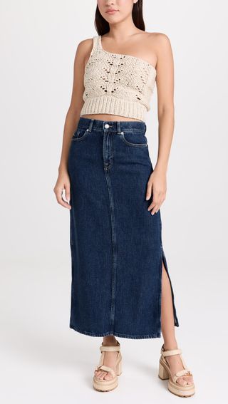 7 for All Mankind + Maxi Skirt