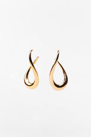 Zara + Irregular Hoop Earrings
