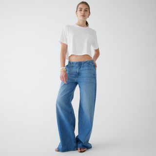 J.Crew + Limited-Edition Point Sur Puddle Jean In Charlotte Wash