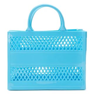No Boundaries + Jelly Mini Tote Handbag Blue