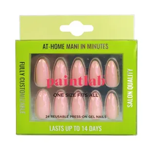 PaintLab + Pink Glazed Reusable Press-On Gel Nails Kit