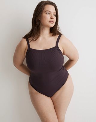 Madewell + Square-Neck One-Piece Swimsuit