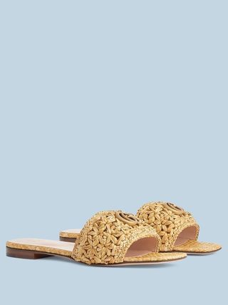 Gucci + Women's Double G Slide Sandal