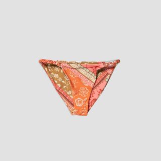 unsubscribed + Patchwork Print Cheeky Braided Bikini Brief