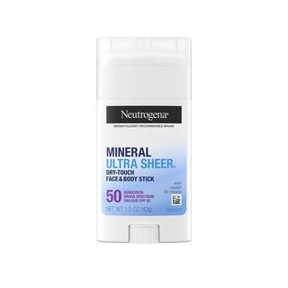 Neutrogena + Ultra Sheer Dry Touch SPF 50 Mineral Sunscreen Stick