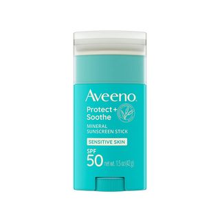 Aveeno + Protect + Soothe Mineral Sunscreen Stick for Sensitive Skin Broad Spectrum SPF 50