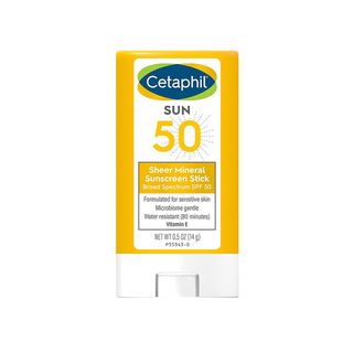 Cetaphil + Sheer Mineral Sunscreen Stick Broad Spectrum SPF 50