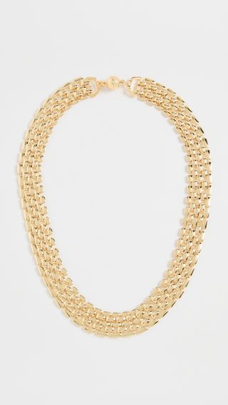 Luv Aj + Celine Chain Link Necklace- Gold